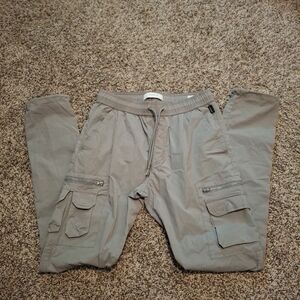 PacSun Light Gray Cargo Pants for Men